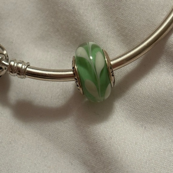 Green Glass Charm - Picture 2 of 2